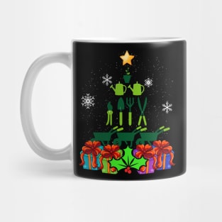 Funny Gardening Christmas Tree Decor Gift Xmas Men Women Mug